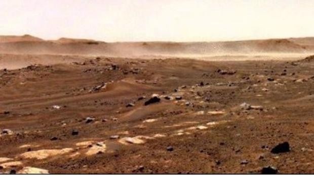 Imagen de la primera tormenta de polvo en Marte tomada por un rover.